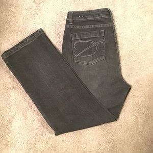 Chico's Platinum Facet SH Jean Black Washed Jean